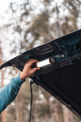 Wildtrak™ BASE 150 TWIN PACK Rechargeable Camp Multi Light Plus Power Bank (IP65 Water Resistant, 6 Light Modes, USB-C, Magnet Mounting, Case & More)