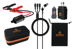 Wildtrak™ Heavy-Duty 4000A 28KMAH HP Lithium Car & 4WD Jump Starter (Petrol & Diesel) with Case, USB C Port & Wireless Charging