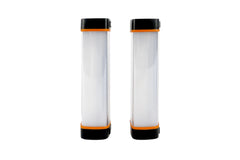 Wildtrak™ BASE 150 TWIN PACK Rechargeable Camp Multi Light Plus Power Bank (IP65 Water Resistant, 6 Light Modes, USB-C, Magnet Mounting, Case & More)