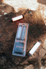 Wildtrak™ BASE 150 TWIN PACK Rechargeable Camp Multi Light Plus Power Bank (IP65 Water Resistant, 6 Light Modes, USB-C, Magnet Mounting, Case & More)