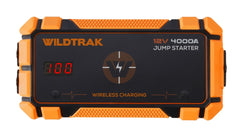 Wildtrak™ Heavy-Duty 4000A 28KMAH HP Lithium Car & 4WD Jump Starter (Petrol & Diesel) with Case, USB C Port & Wireless Charging
