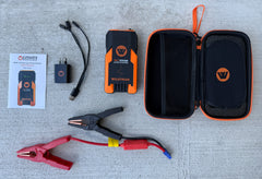 1000A 12KMAH HP Lithium Car and 4WD Jump Starter (Petrol & Diesel) with Hard Case and USB Port