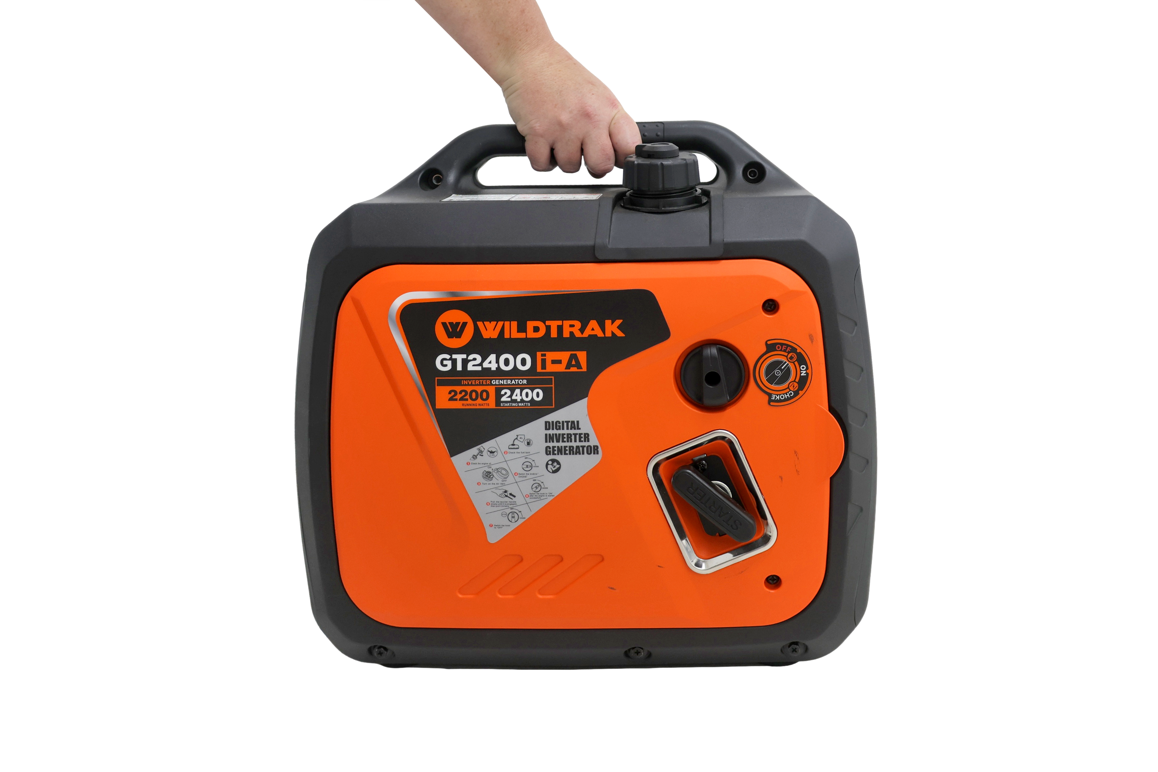 GT2400 i-A Pro Silent Inverter Generator | 2.4KW | 2400W Portable Power Station | Compact Petrol Generator for Camping & Home Backup