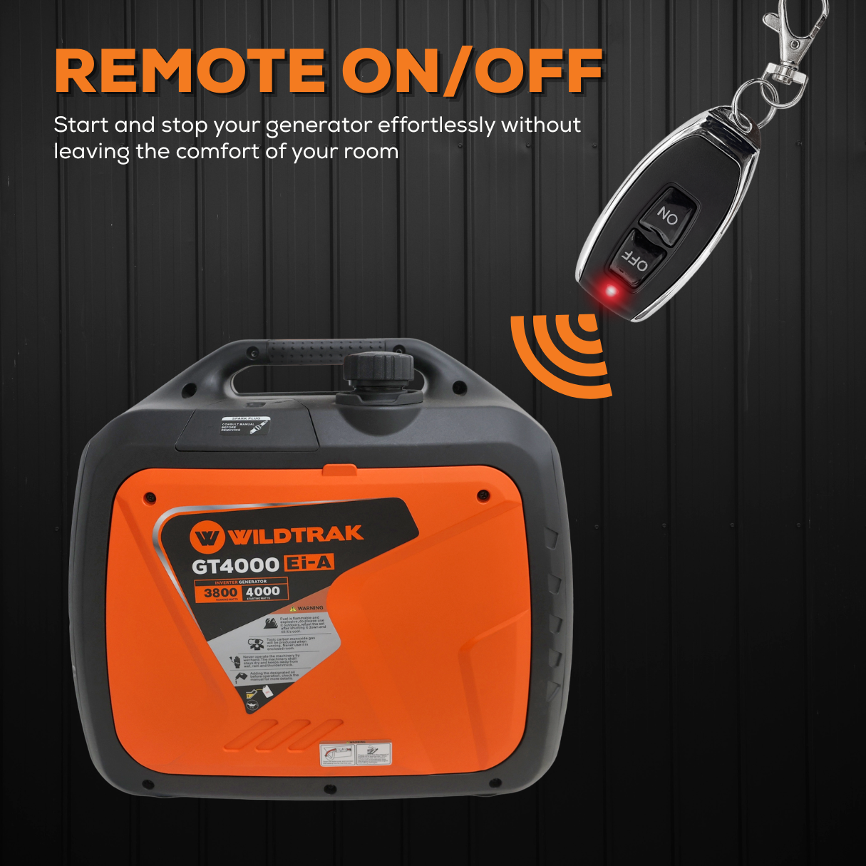 GT4000 Ei-A Pro Silent Inverter Generator | 4.0kW  |4000w |Portable Power Station with Remote Start | Reliable Backup Generator for Camping & Home Use